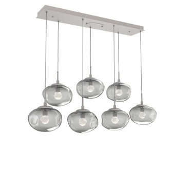Nebula LED Linear Pendant in Beige Silver (404|PLB0068-07-BS-ZS-C01-L3)