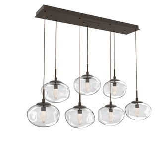 Nebula LED Linear Pendant in Flat Bronze (404|PLB0068-07-FB-GC-C01-L3)