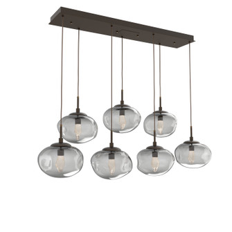 Nebula LED Linear Pendant in Flat Bronze (404|PLB0068-07-FB-GS-C01-L3)