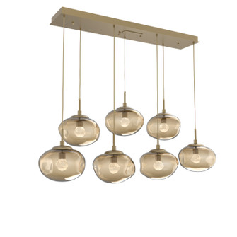 Nebula LED Pendant in Gilded Brass (404|PLB0068-07-GB-ZB-C01-L1)