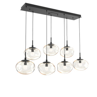 Nebula LED Linear Pendant in Matte Black (404|PLB0068-07-MB-FA-C01-L3)