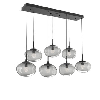 Nebula LED Linear Pendant in Matte Black (404|PLB0068-07-MB-FS-C01-L3)