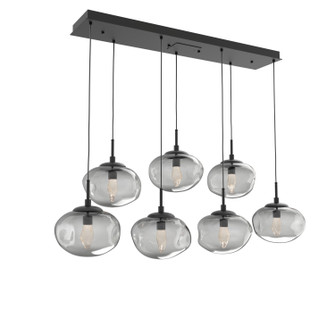 Nebula LED Linear Pendant in Matte Black (404|PLB0068-07-MB-GS-C01-L3)