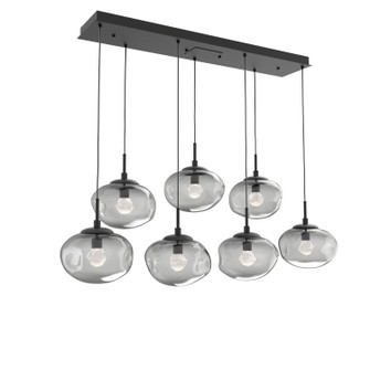 Nebula LED Linear Pendant in Matte Black (404|PLB0068-07-MB-ZS-C01-L3)