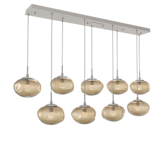 Nebula LED Linear Pendant in Beige Silver (404|PLB0068-09-BS-FB-C01-L3)