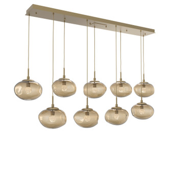 Nebula LED Pendant in Gilded Brass (404|PLB0068-09-GB-FB-C01-L1)
