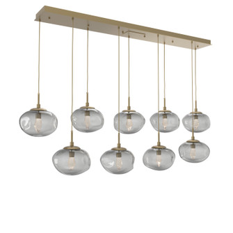 Nebula LED Pendant in Gilded Brass (404|PLB0068-09-GB-GS-C01-L1)