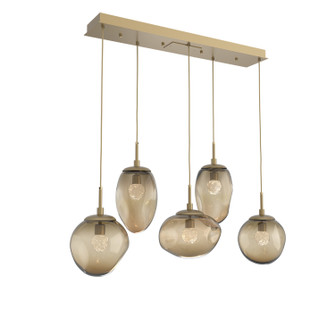 Cosmos LED Pendant in Gilded Brass (404|PLB0069-05-GB-FB-C01-L1)