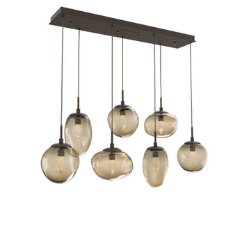 Cosmos LED Linear Pendant in Flat Bronze (404|PLB0069-07-FB-GB-C01-L3)