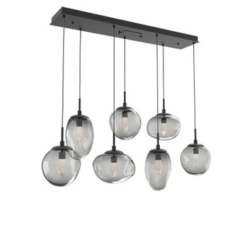 Cosmos LED Linear Pendant in Matte Black (404|PLB0069-07-MB-GS-C01-L3)