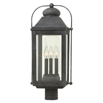Anchorage LED Post Top or Pier Mount Lantern in Aged Zinc (13|1851DZ)