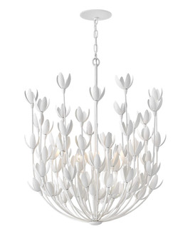 Flora LED Chandelier in Textured Plaster (13|30016TXP)