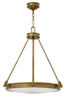 Collier LED Pendant in Heritage Brass (13|3384HB)