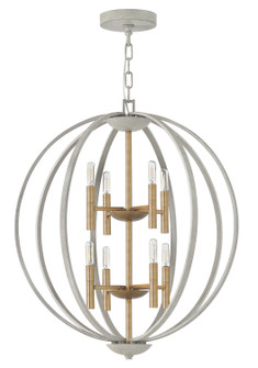 Euclid LED Chandelier in Cement Gray (13|3468CG)