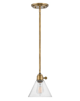 Arti LED Pendant in Heritage Brass (13|3697HB-CL)