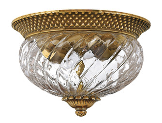 Plantation LED Flush Mount in Burnished Brass (13|4102BB)