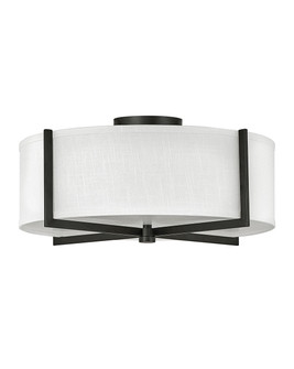 Axis Off White LED Semi-Flush Mount in Black (13|41708BK)