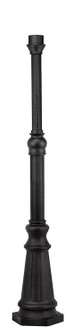 6.5ft Post with Cast Aluminum Base 6.5' Surface Mount Post in Black (13|6638BK)