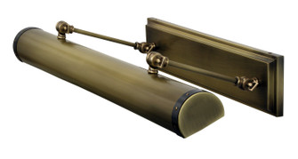 Steamer LED Picture Light in Antique Brass with Mahogany Bronze (30|DSTLEDZ30-ABMB)