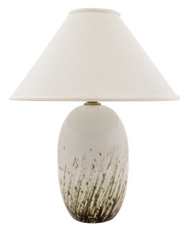 Scatchard One Light Table Lamp in Decorated White Gloss (30|GS150-DWG) Scatchard One Light Table Lamp in Decorated White Gloss (30|GS150-DWG)