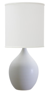 Scatchard One Light Table Lamp in White Matte (30|GS401-WM)