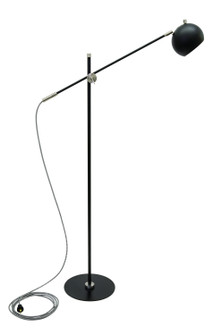 Orwell LED Floor Lamp in Black/Satin Nickel (30|OR700-BLKSN)