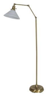 Otis One Light Floor Lamp in Antique Brass (30|OT600-AB-WT)