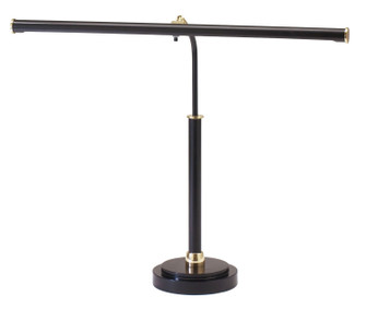 Piano/Desk LED Piano Lamp in Black & Brass (30|PLED100-617)
