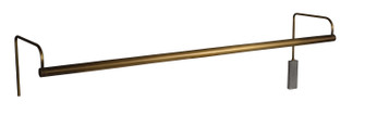 Slim-line LED Picture Light in Antique Brass (30|SLEDZ43-71)