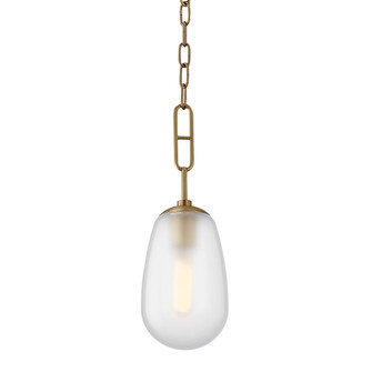 Bruckner One Light Pendant in Aged Brass (70|2106-AGB)