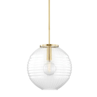 Bay Ridge One Light Pendant in Aged Brass (70|2717-AGB)