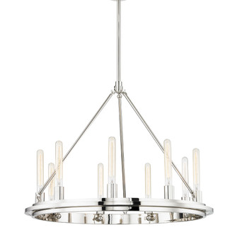 Chambers Nine Light Chandelier in Polished Nickel (70|2732-PN)