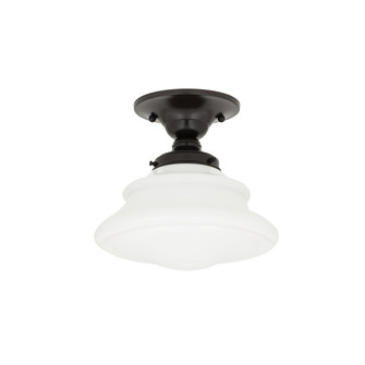 Petersburg One Light Semi Flush Mount in Old Bronze (70|3409F-OB)