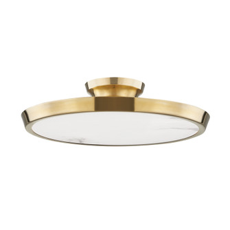 Draper LED Flush Mount in Aged Brass (70|3600-AGB)