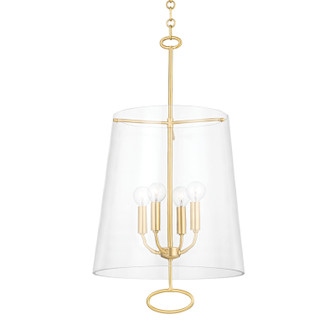 James Four Light Pendant in Aged Brass (70|4717-AGB)