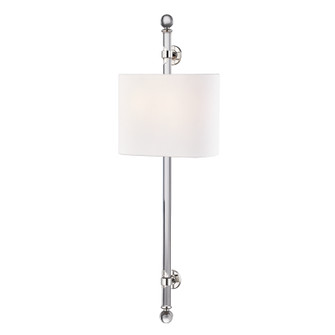 Wertham Two Light Wall Sconce in Polished Nickel (70|6122-PN)