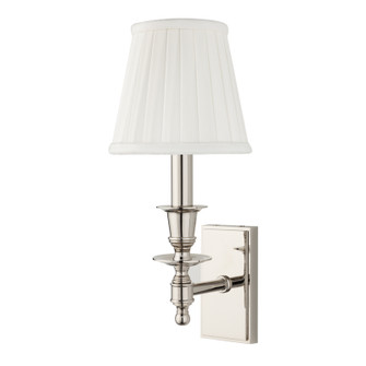 Ludlow One Light Wall Sconce in Polished Nickel (70|6801-PN)