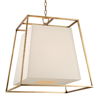 Kyle Six Light Chandelier in Aged Brass (70|6924-AGB-WS)