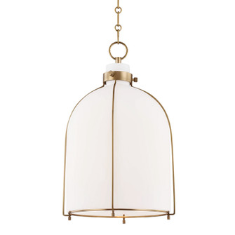 Eldridge One Light Pendant in Aged Brass (70|7314-AGB)