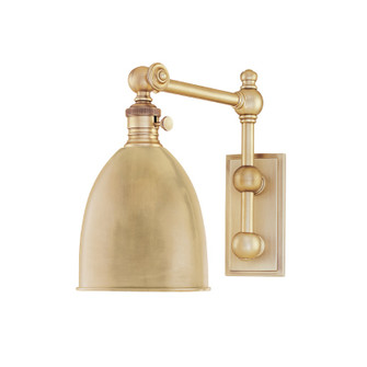 Roslyn One Light Wall Sconce in Aged Brass (70|761-AGB)
