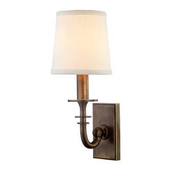 Carroll One Light Wall Sconce in Distressed Bronze (70|8400-DB)