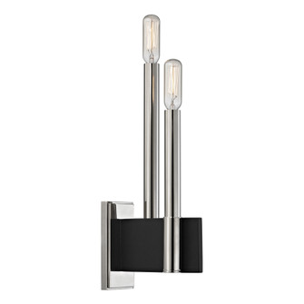 Abrams Two Light Wall Sconce in Polished Nickel (70|8812-PN)
