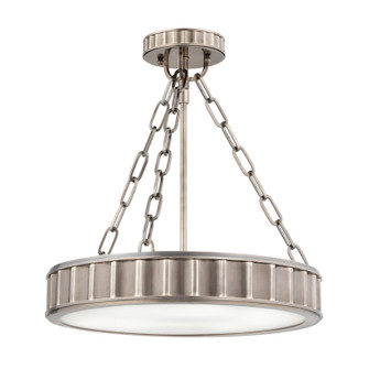 Middlebury Three Light Semi Flush Mount in Historic Nickel (70|901-HN)