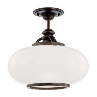 Canton One Light Semi Flush Mount in Old Bronze (70|9815F-OB)