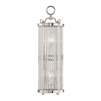 Glass No.1 Two Light Wall Sconce in Polished Nickel (70|MDS200-PN)
