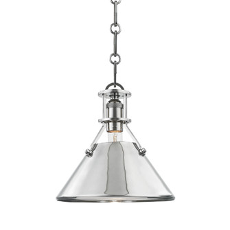 Metal No. 2 One Light Pendant in Polished Nickel (70|MDS951-PN)