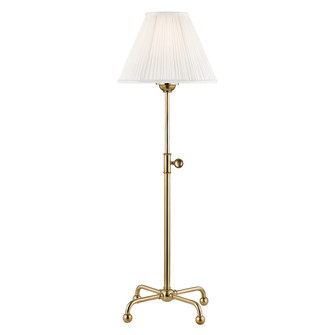 Classic No.1 One Light Table Lamp in Aged Brass (70|MDSL107-AGB)