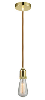 Whitney One Light Mini Pendant in Gold (405|100GD-10CR-0GD)