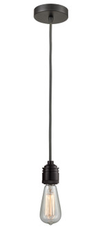 Winchester One Light Mini Pendant in Oil Rubbed Bronze (405|100OB-10GY-2OB)