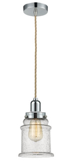 Whitney One Light Mini Pendant in Polished Chrome (405|100PC-10RE-0H-PC-G184)